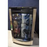 A SAMSUNG RW13EBSS WINE COOLER/REFRIGERATOR measuring width 50cm x depth 58cm x height 86cm (PAT