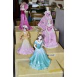 FIVE BOXED COALPORT AUSTRALIAN EXCLUSIVE FIGURINES, comprising Joy, limited edition 273/1000,