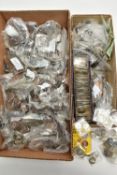 TWO HEAVY BOXES OF MAINLY UK COINAGE, to include over 900 grams of pre 1947 silver coins with a