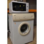 A HOOVER SV23 TUMBLE DRYER along with Cookworks MM720CWW microwave (both PAT pass and working) (2)