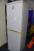 A HOOVER HSC574W FRIDGE FREEZER measuring width 55cm x depth 55cm x height 174cm (PAT pass and