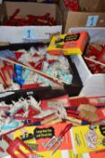 FOUR BOXES OF VINTAGE TOYS BY REMANCO, to include children's gardening and household tools, assorted