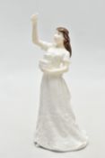 A ROYAL DOULTON LADY FIGURE 'HAPPY CHRISTMAS' FROM THE SENTIMENTS COLLECTION, HN4255, printed marks,