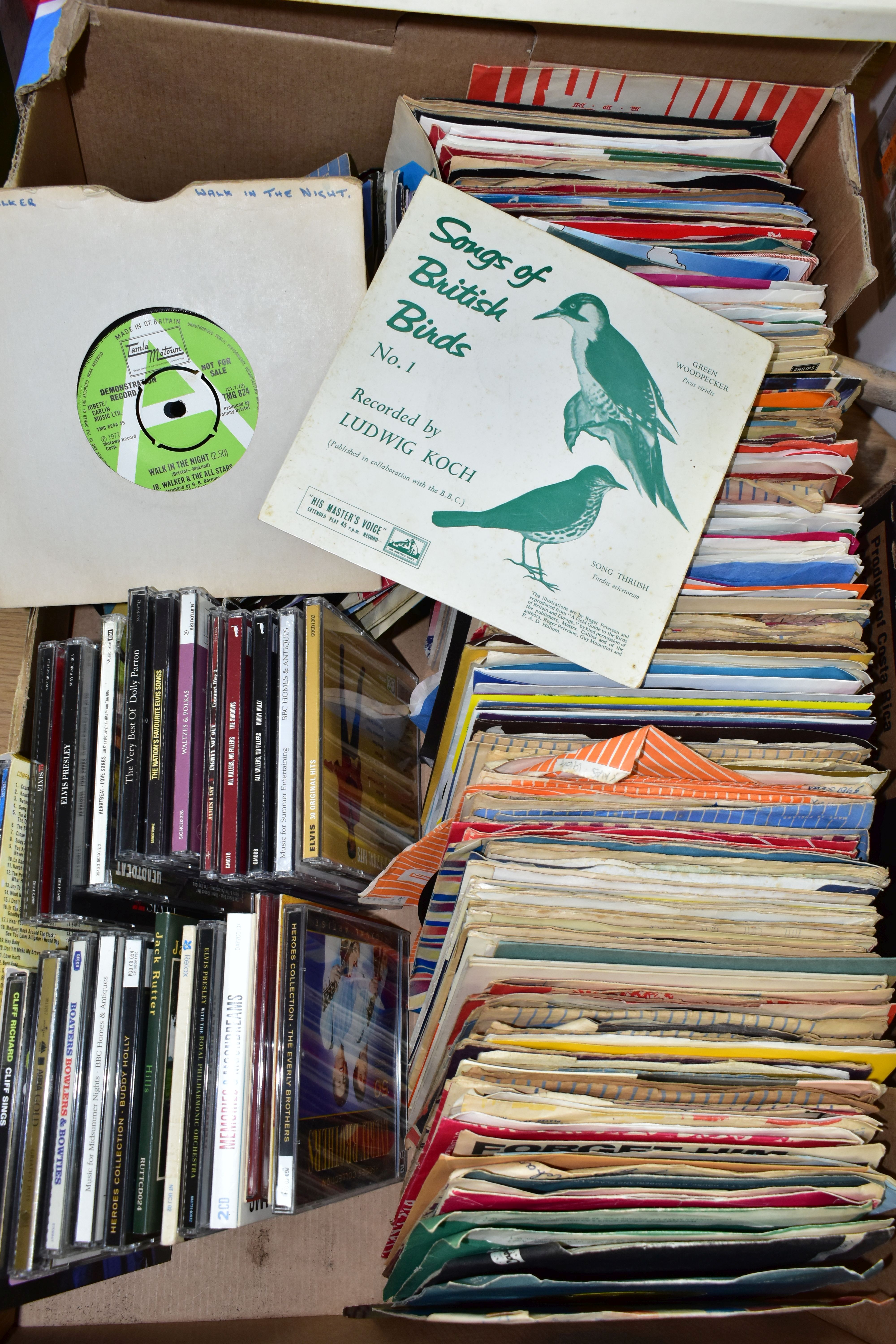 A COLLECTION OF ASSORTED 1950-1970'S L.PS AND 45RPM RECORDS, to include over forty LP records by