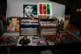 THREE RECORD CASES AND BOX CONTAINING OVER ONE HUNDRED AND TEN LPs including The River by