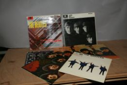 SIX EARLY LPs FROM THE BEATLES comprising of Please,Please Me (6th pressing), With the Beatles (