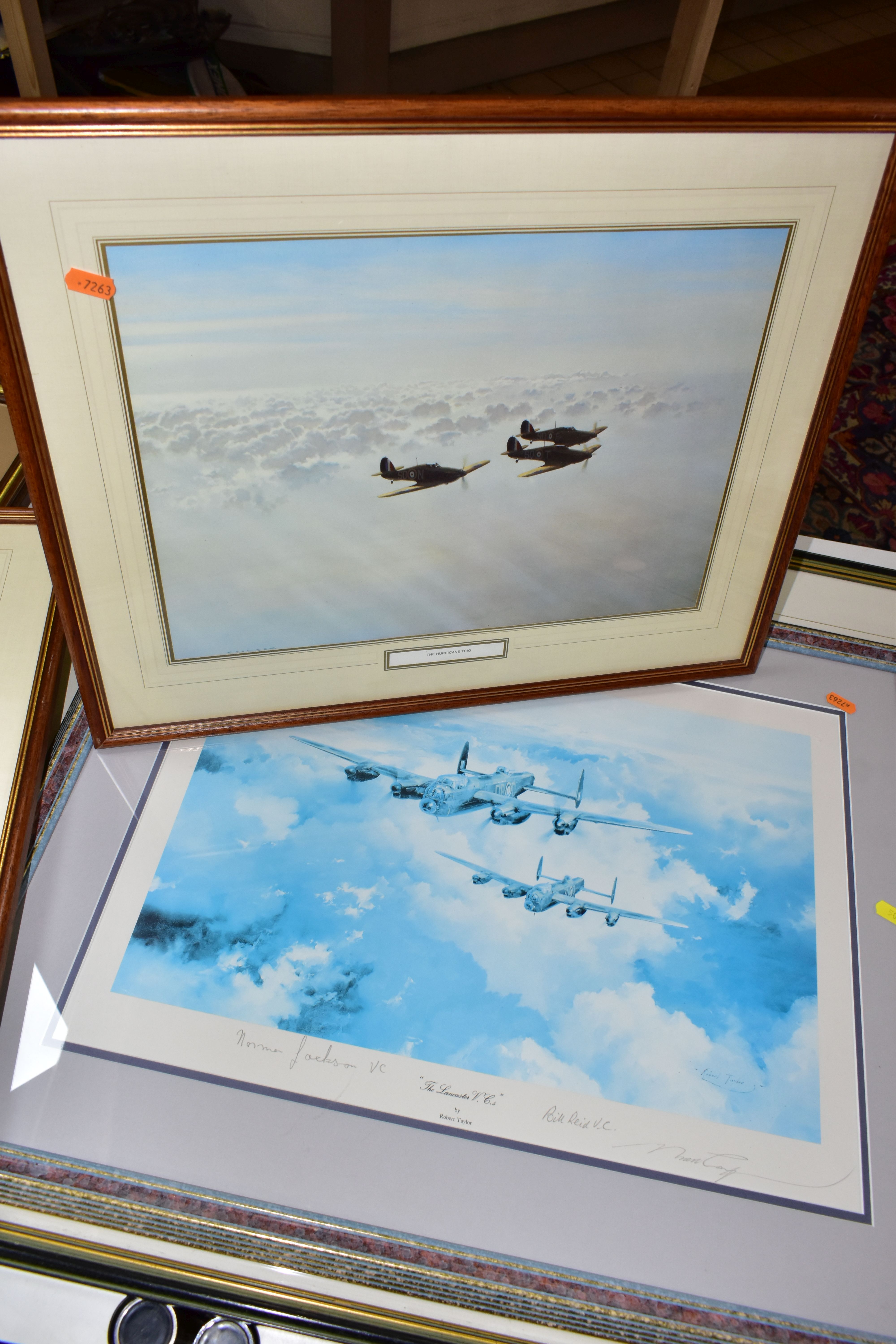 SIX MILITARY AVATION THEMED PRINTS, comprising limited edition Robert Taylor prints, 'Stuka' - Bild 4 aus 6