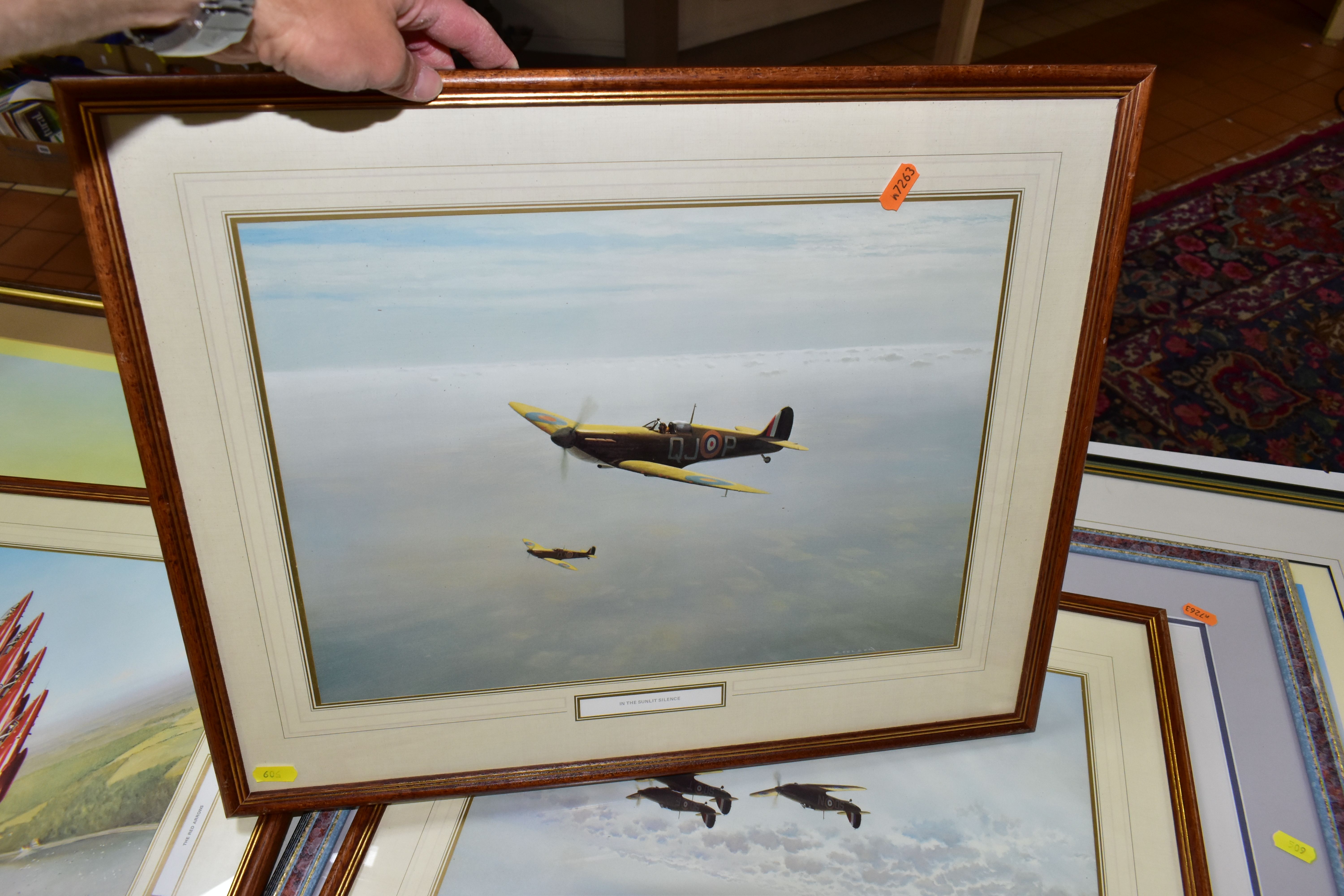 SIX MILITARY AVATION THEMED PRINTS, comprising limited edition Robert Taylor prints, 'Stuka' - Bild 3 aus 6