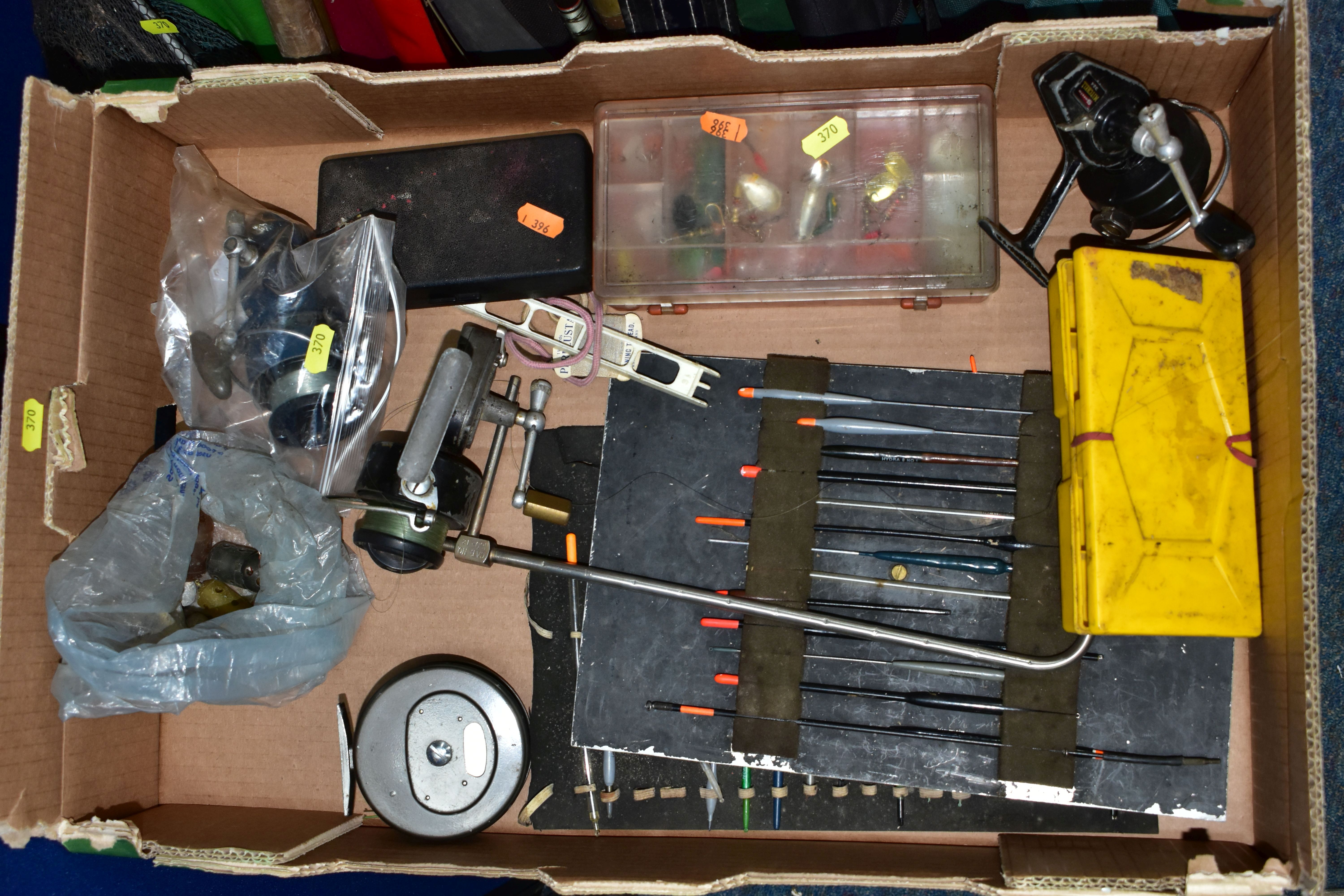 A QUANTITY OF FLY AND COARSE FISHING EQUPMENT, to include an Intrepid Ramly King Size reel, a Garcia - Bild 2 aus 7