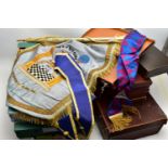 A LARGE ASSORTMENT OF MASONIC REGALIA, to include a box of masonic books and leather cases, two