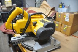 A DEWALT DW700 SLIDING MITRE SAW with blade (PAT pass and working)