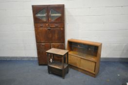 AN EARLY TO MID 20TH CENTURY HYGENA KITCHEN QUEEN, with a variety of doors and drawers, six pastel