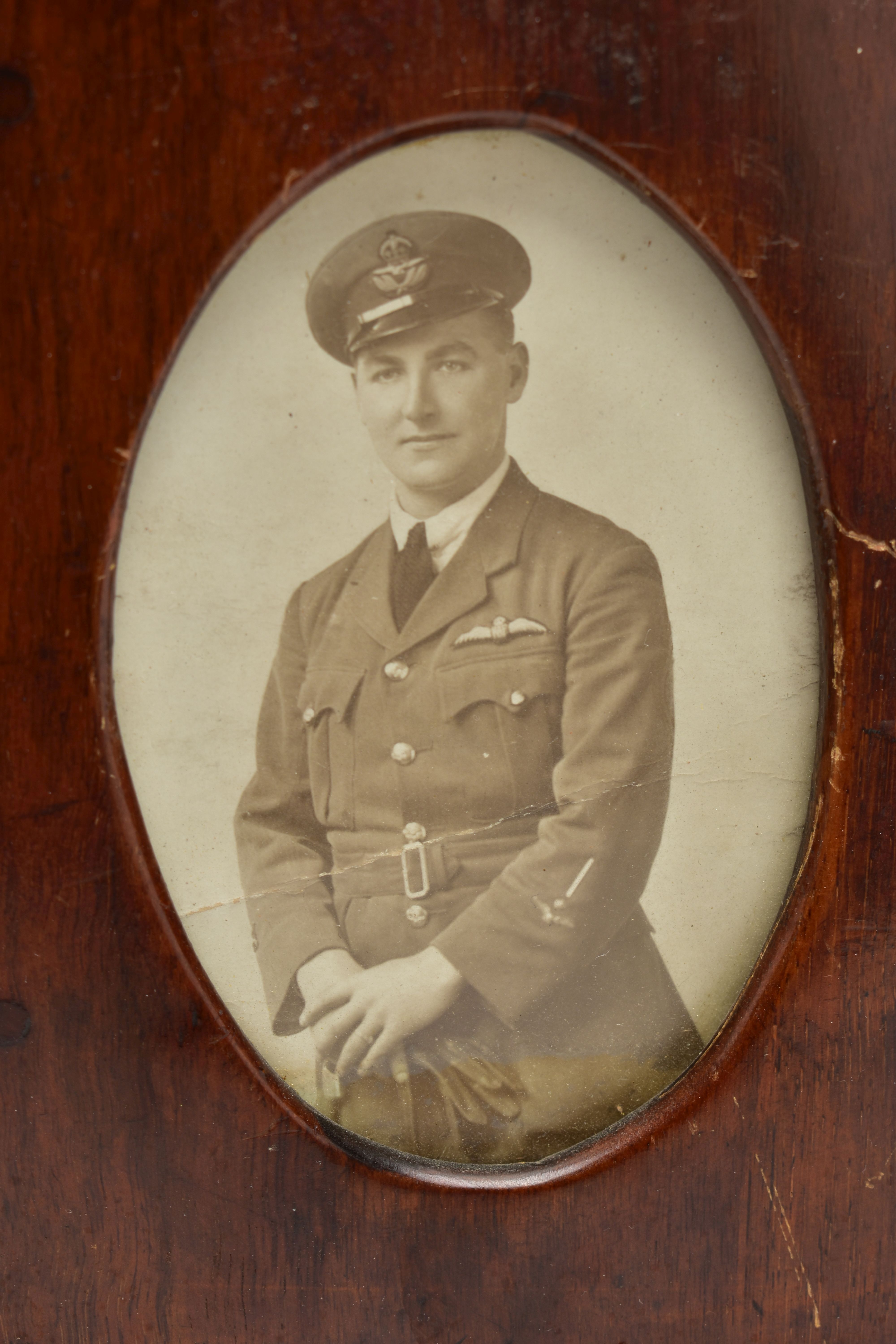 A GROUP OF WWI MEDALS, together with other Insignia relating to the Service of an RAF Officer, - Image 3 of 9