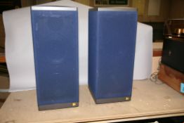 A PAIR OF KEF CONCORD 4 FLOOR STANDING SPEAKERS with original tatty boxes and packaging. Condition