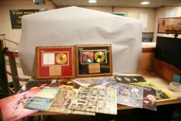 A TRAY CONTAINING OVER EIGHTY LPs, 12in SINGLES, CDs and boxsets including Who are You and the Story