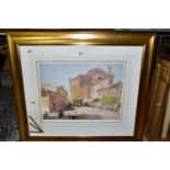 WILLIAM RUSSELL FLINT (1880-1969) 'SUMMERTIME - UZES', a limited edition print depicting a French