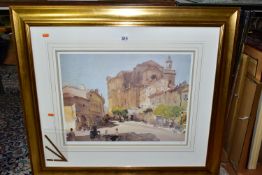 WILLIAM RUSSELL FLINT (1880-1969) 'SUMMERTIME - UZES', a limited edition print depicting a French