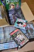A COMPLETE SET OF THE GRANADA/DeAGOSTINI THE PRISONER AND DANGER MAN DVD COLLECTION, with an