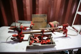 A CORONET THE MINOR WOODWORKING SYSTEM with 28in working length, table saw bed, planer and various