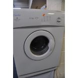 A CRUSADER CT51V TUMBLE DRYER measuring width 60cm x depth 58cm x height 84cm (PAT pass and