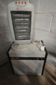 A WESTRA ENVIROMENTAL DRYDAMP DH-30 DEHUMIDIFIER and a Dunelm DNHH halogen heater (both UNTESTED)
