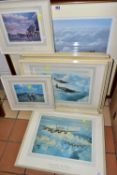 MILITARY AVIATION PRINTS BY NORMAN HOAD AND GERALD COULSON, comprising eight by Hoad - 'Sunderland