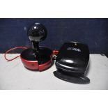 A DOLCE GUSTO KP350 KRUPS COFFEE MACHINE along with a George Foreman grill 18471 (both PAT pass