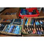 A COLLECTION OF DOCTOR WHO BOOKS, assorted novels, graphic novels, reference and guide books etc.,