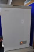 A NOVA SCOTIA CF389-H CHEST FREEZER measuring width 55cm x depth 58cm x height 85cm (PAT pass and