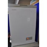 A NOVA SCOTIA CF389-H CHEST FREEZER measuring width 55cm x depth 58cm x height 85cm (PAT pass and