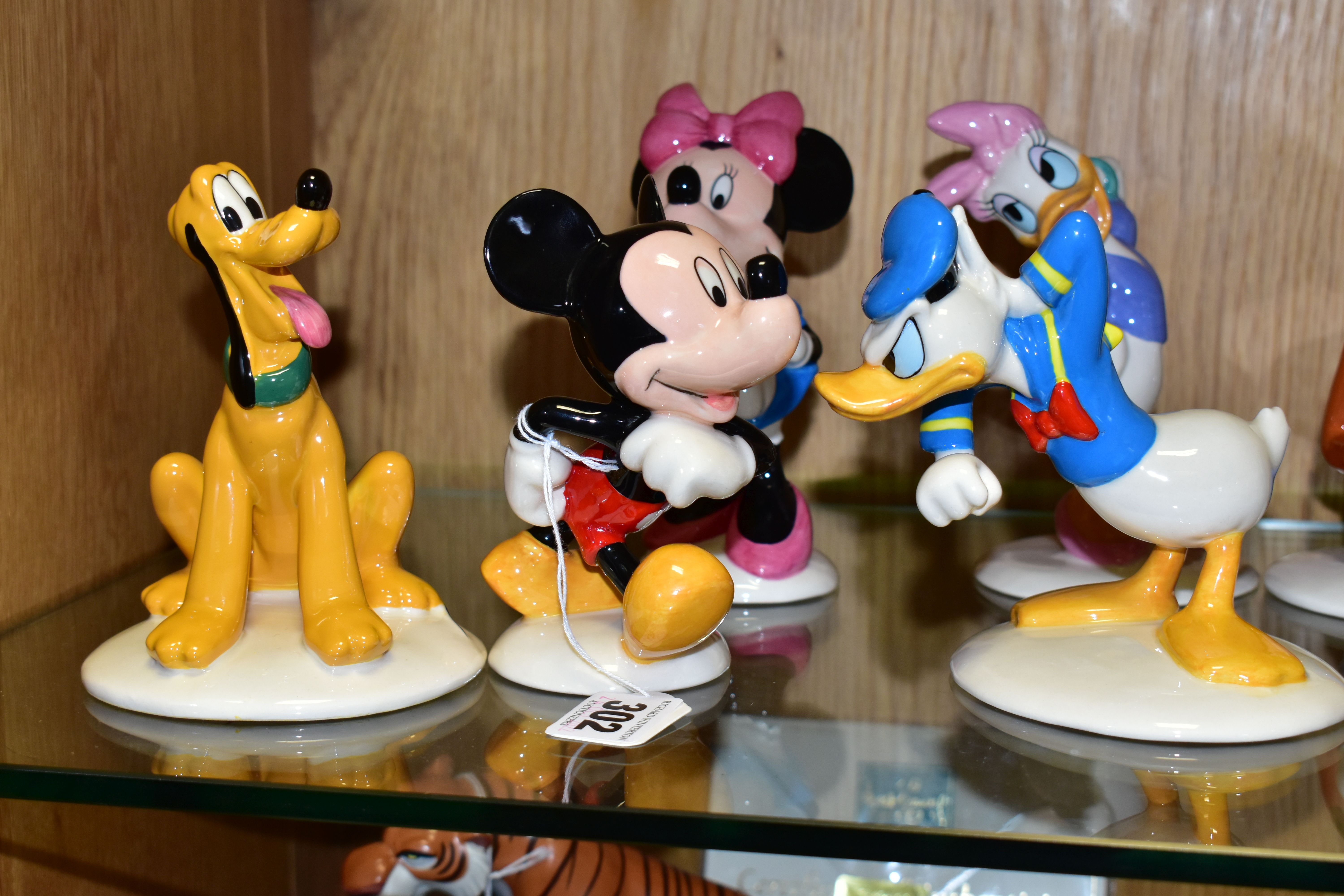 SIX BOXED ROYAL DOULTON 'THE MICKEY MOUSE COLLECTION' FIGURINES, comprising Mickey Mouse MM1, Minnie - Image 2 of 5