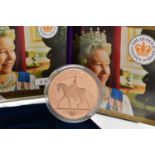 A ROYAL MINT QUEEN ELIZABETH II 2002 GOLD PROOF FIVE POUNDS JUBILEE COIN, 38.61mm, 39.94 grams,