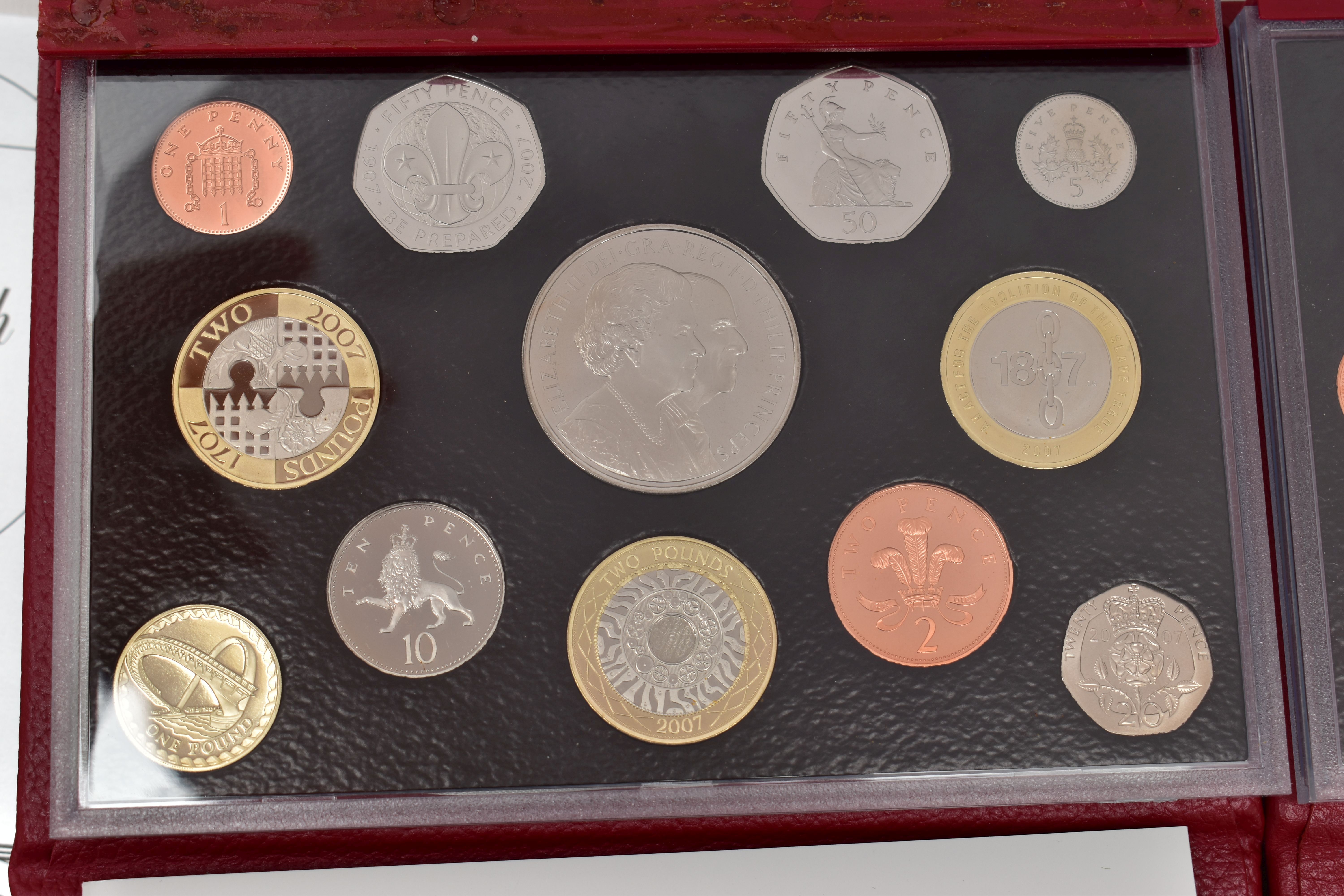 A ROYAL MINT QUEEN ELIZABETH II 1972-1981 SILVER PROOF CROWN COLLECTION, of four silver proof coins, - Image 3 of 9