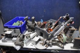 A COLLECTION OF LATHE PARTS
