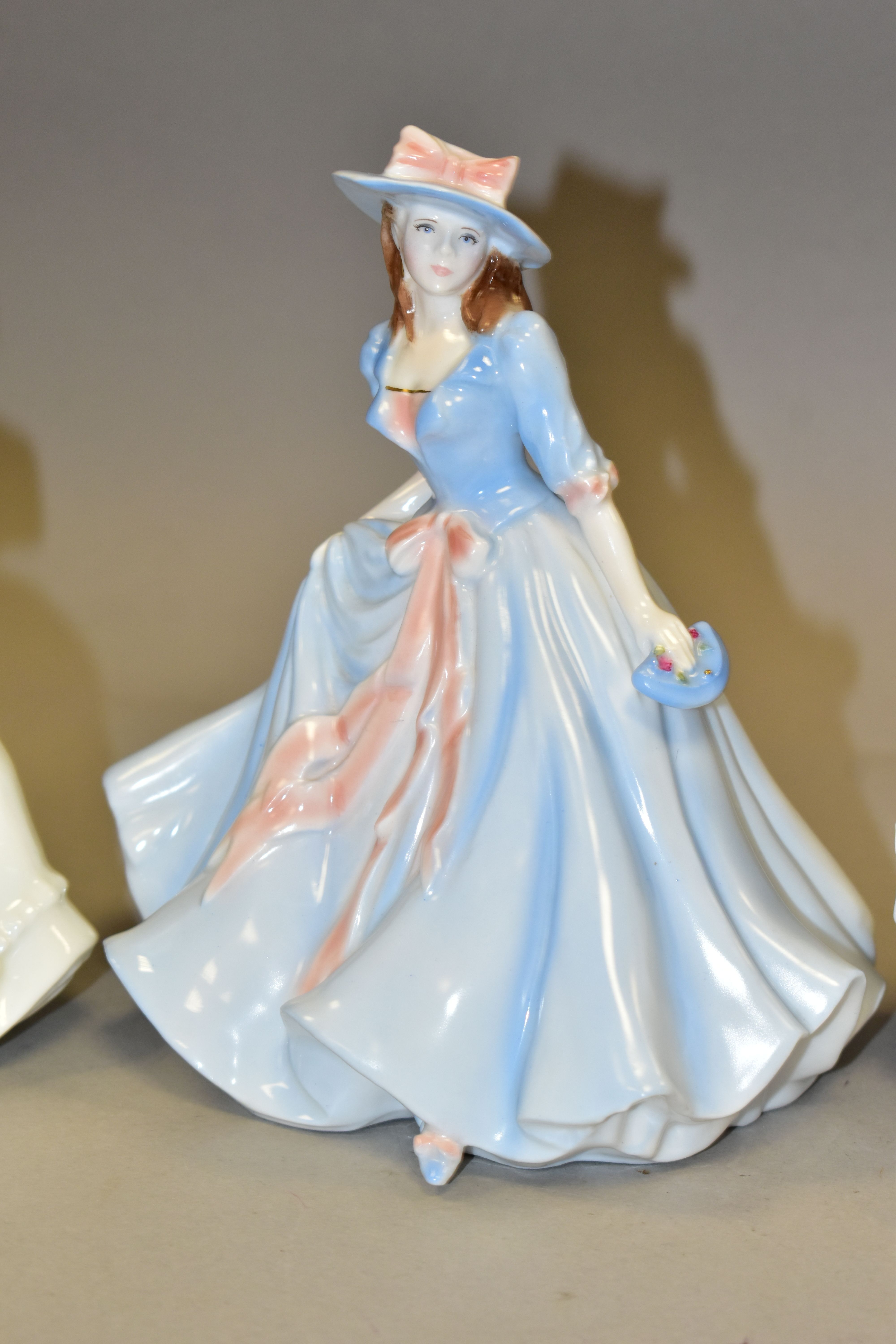 THREE ROYAL WORCESTER AND ROYAL DOULTON FIGURINES, comprising Royal Worcester Congratulations ' - Image 3 of 5