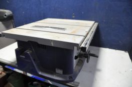 A ELECKTRA BECKUM TS250 TABLE SAW with blade (needs attention) (UNTESTED due to plug type)