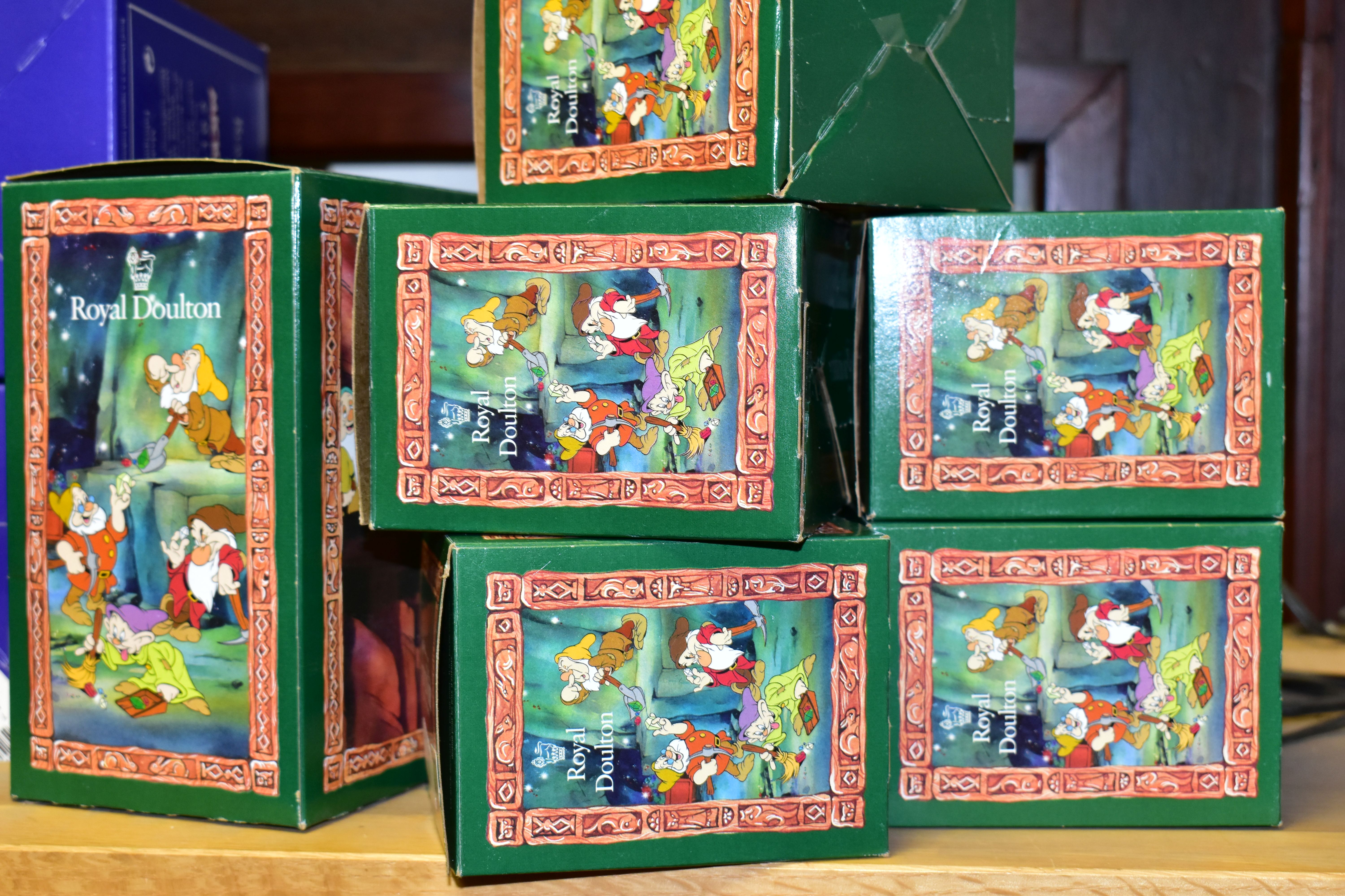 EIGHT BOXED ROYAL DOULTON FIGURES FROM SNOW WHITE AND THE SEVEN DWARFS, comprising Snow White SW9, - Image 6 of 6