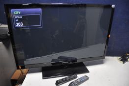 A SAMSUNG PS43D450 43in TV with two remotes not working (PAT pass and working)