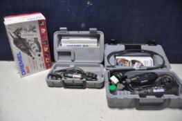 `A COLLECTION OF DREMMEL POWERTOOLS to include a cased Dremmel 398 and 395 multi tools with