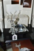 A BOXED SWAROVSKI COLLECTORS SOCIETY ANNUAL FIGURE FROM INSPIRATION AFRICA TRILOGY - KUDU 1994 (