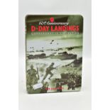 THE 60th ANNIVERSARY D-DAY LANDINGS SET, to include a collection of three silver proof £5 Crowns