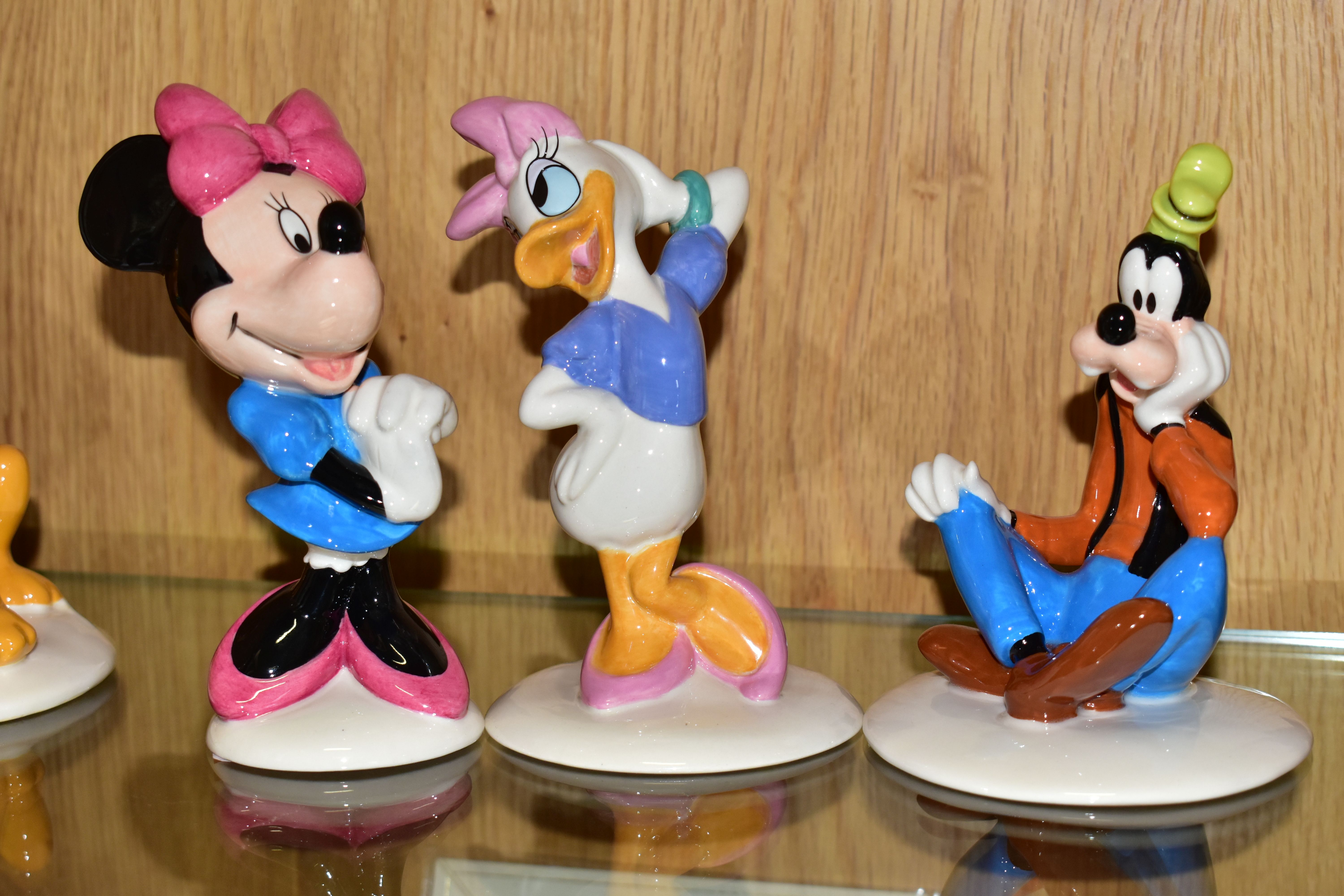 SIX BOXED ROYAL DOULTON 'THE MICKEY MOUSE COLLECTION' FIGURINES, comprising Mickey Mouse MM1, Minnie - Image 4 of 5