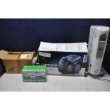 A COLLECTION OF HOUSEHOLD ELECTRICALS to include a LG VKC902HT vacuum, Duracraft CZ-6051E oil filled