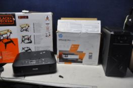 A ZALMAN Z9 PLUS GAMING PC with no monitor keyboard or mouse, Canon MG5550 printer, HP office jet