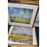 JOCELYN GALSWORTHY (BRITISH CONTEMPORARY) FIVE CRICKET THEMED LIMITED EDITION PRINTS, comprising '