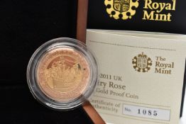 A ROYAL MINT 2011 'MARY ROSE' £2 POUND PROOF COIN, 15.97 grams, 28.40mm, maximum coin mintage