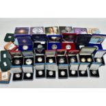 A COLLECTION OF ROYAL MINT UK SILVER PROOF COINAGE, to include a 1997-1998 Two coin silver proof set