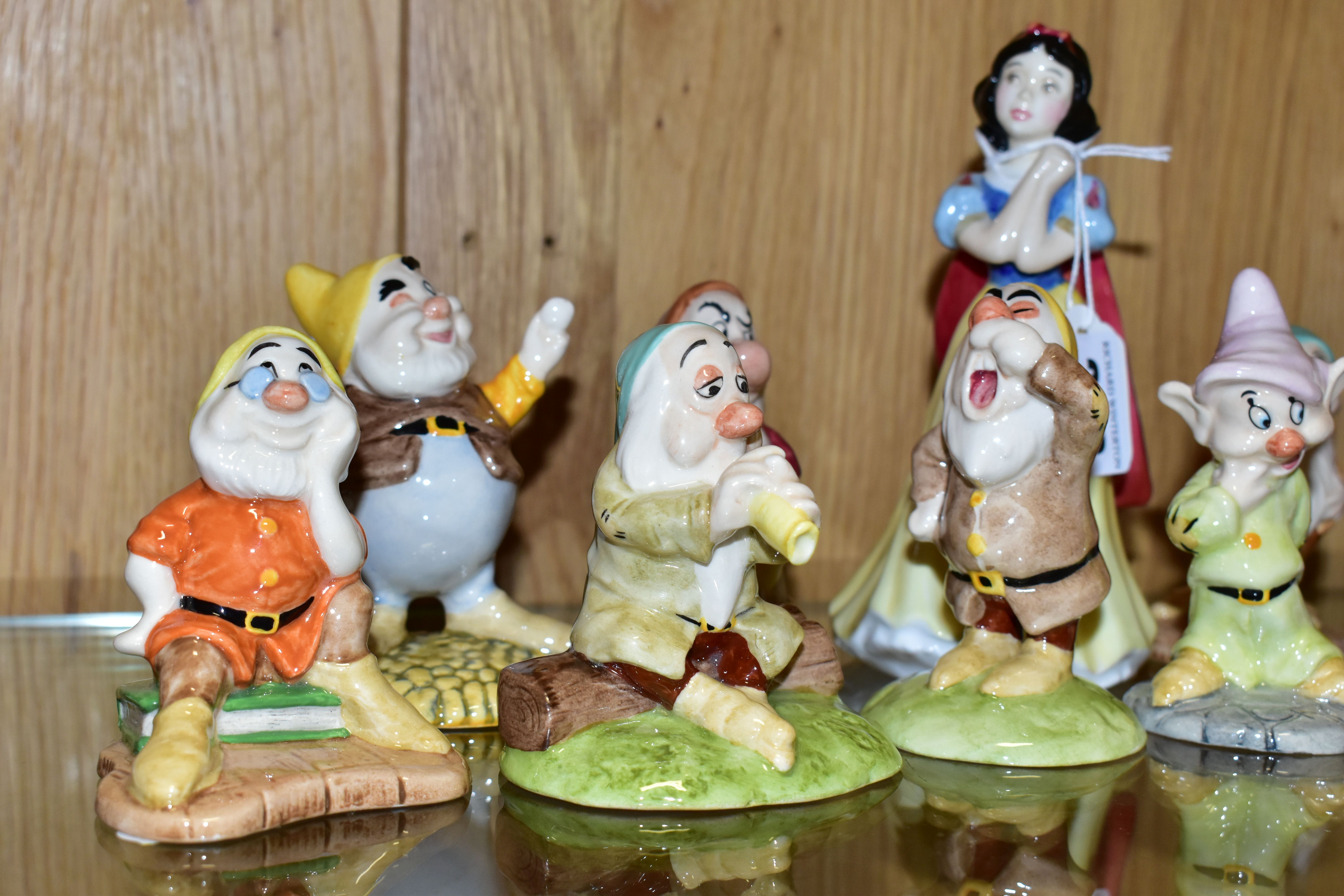 EIGHT BOXED ROYAL DOULTON FIGURES FROM SNOW WHITE AND THE SEVEN DWARFS, comprising Snow White SW9, - Image 2 of 6