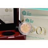 A ROYAL MINT DESIGNING THE FUTURE NATIONS OF THE CROWN GOLD PROOF ONE POUND COIN, 22ct, 0.916 fine