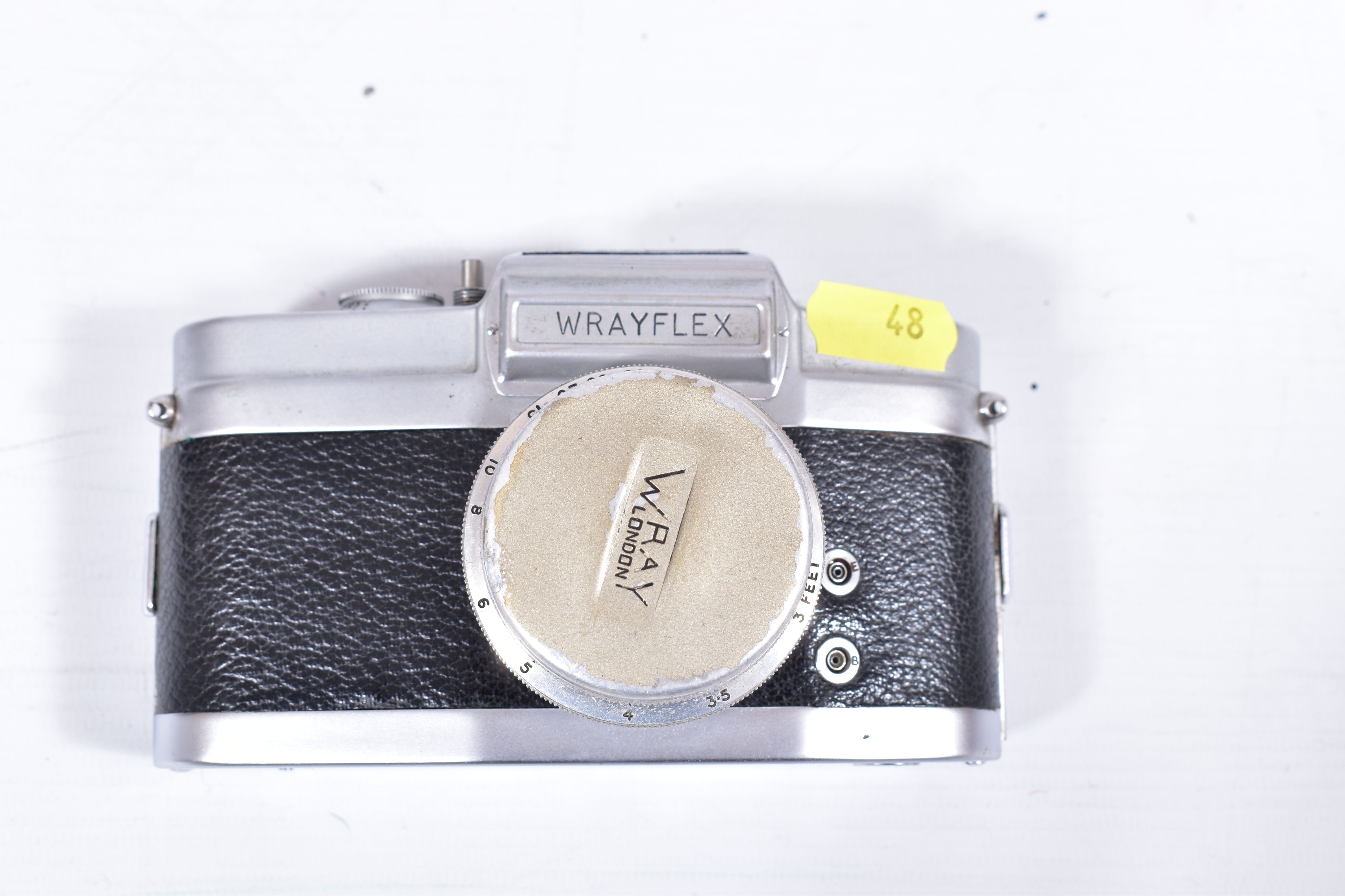 A WRAYFLEX 1 FILM CAMERA fitted with a Wray 50mm f2.8 lens , a Zeiss Ikon Contessa Nettel Picolette, - Image 7 of 8